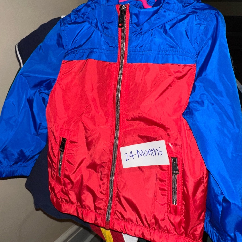 Polo by Ralph Lauren Red and Blue Kids Raincoat